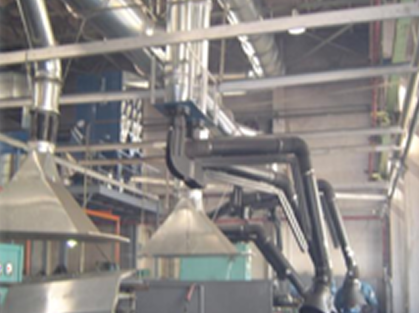 Dust collection in car welding process section
