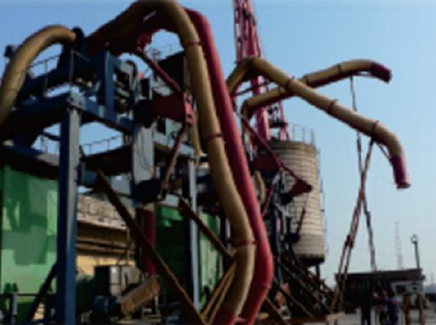 Dust control generated in cargo loading and  unloading
